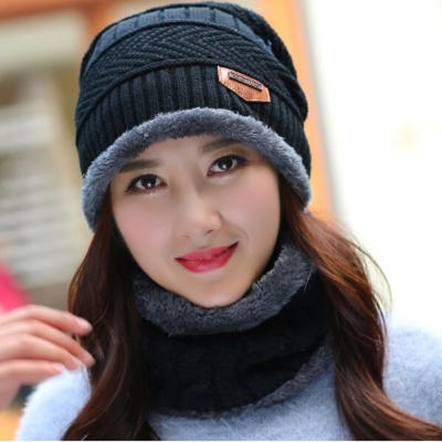 Picture of Winter New Hat Knit Cap Scarf Cap Winter Hats