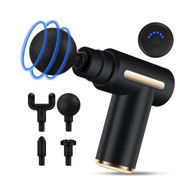 Picture of portable mini massager deep tissue Therapy Rechargeable Mini Gun Massager Body massage, Electric Vibration Body muscle massager Fascial Gun & Recovery device for male and female