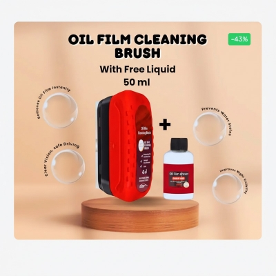 Picture of Car Oil Film Cleaning Brush Windshield Oil Film Cleaning Brush