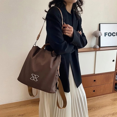 Picture of Casual Backpack Creative Flower Design Embroidered Shoulder School/College/University Bags Gilrls Daily Travel Anti-Theft Bagpack Multicolor