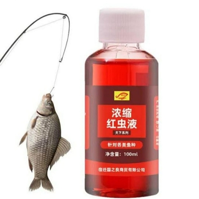 Picture of Fish Bait Liquid Attractant High Concentration Red Worm Fish Bait Attractant Enhancer Flavoured Fishing Bait Additive Fishing