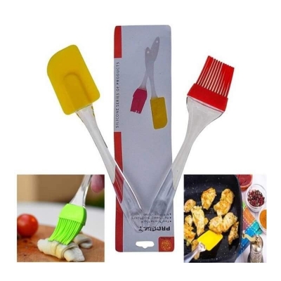 Picture of 2pic Silicone Kitchen Oil Brush BBQ Grill Basting Barbecue Brush
