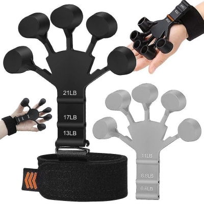 Picture of Finger Flexion Extension Trainer Resistance Band Stretcher Arthritis Wrist Training Therapy Grip Device-Hand Strengtheners