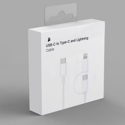 Picture of Original 60W usb-c to type C and Lightning pd 2 IN 1 Cable For iPhone 13 12 11 14 15 16 Pro Max Mini XS Max 7 8 Plus iPad iPhone Charger Fast Charging Cable Phone Date