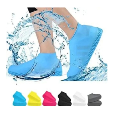 Picture of Resuable Shoe Rain Cover Waterproof Unisex Shoes Silicone Dust Cover anti-slip Boots for Male Female