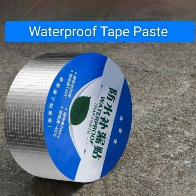 Picture of Waterproof Leakage High Sticky Aluminum Foil Butyl Rubber Tape for Connection of Corrugated Roofing