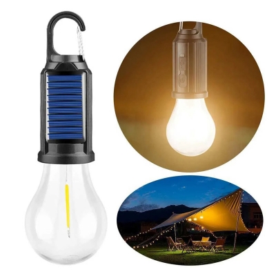 Picture of Solar Charging Hook Camping Light, Portable Waterproof LED Tent Light with Clip Hook, Indoor and Outdoor Hanging Light for Camping, Hiking, Emergency Power Outage