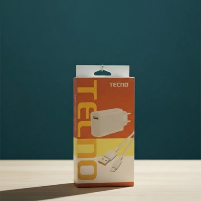 Picture of Tecno 33W Type b Charger Fast Charger Full Kit Type B Cable For ALL Mobile Phones, Fast Charging Cable Type_B Charger