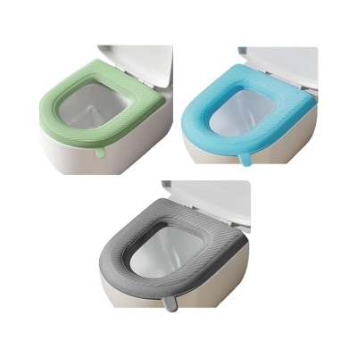 Picture of Bathroom Accessories Soft Toilet Seat Toilet Cover Toilet Seat Closestool Mat multicolor