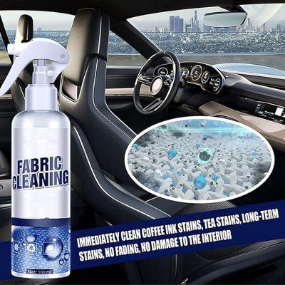 Picture of 5 Seconds Car Stain Remover Car Seat Upholstery Strong Stain Remover Interior Fabric Leather Cleaning Multifunctional Car Foam Cleaner for Car