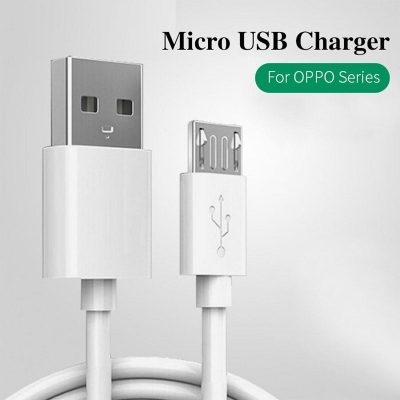Picture of Oppo Fast Micro USB Data Sync Charging Cable For Oppo F11 Pro &  All Oppo Smartphone-White
