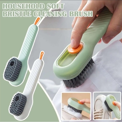 Picture of 2-in-1 Cleaning Brush, Multifunctional Floor Seam Brush, Floor Seam Brush, Cleaning Brush with Clip, for Bathroom Gap, Kitchen, Wall Tiles, Floor Tiles (1Pices)