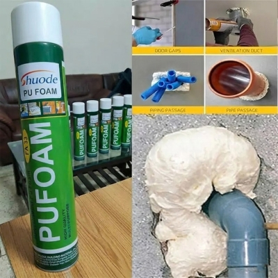 Picture of PU Foam Spray 750ml PU Spray Expanding Foam Spray  Sealant Expanding Foam Filling Wall Gaps Spray