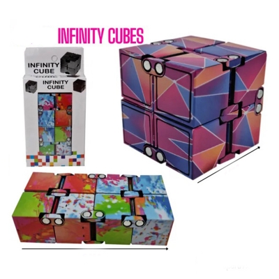 Picture of New Infinity Cube Fidget Toy Sensory Fidgeting Game- Lifestyle Mall-Fidget Spinners & Puzzle Cube Game Multicolor