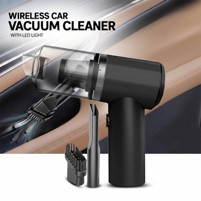 Picture of Best Quality 2 in 1 Wireless Portable Mini Vacuum Cleaner with Led Lights for Car and Home Cleaning