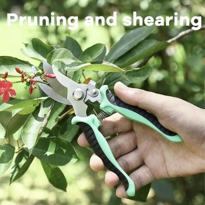 Picture of Stainless Steel Pruner Tree Plant Cutter Gardening Pruning Shear Trimming Pruning Scissors