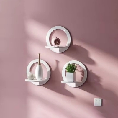 Picture of Floating Shelf Wall Hanging Rope Durable Rack for Living Room Bedroom Bathroom Kitchen