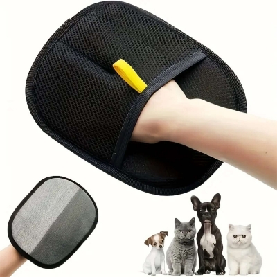 Picture of Soft Grooming Gloves Pet Hair Depilation Brushing Tools For Dog Cat Cleaning Efficient Brush Remover From Clothes Carpet-