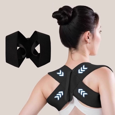 Picture of 【Popular Categories】 Back Brace Posture Corrector Belt Lumbar Shoulder Support Breathable Elastic Back Posture Correction Back Spine Orthopedic Brace BOYUAN
