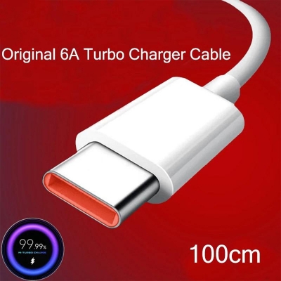 Picture of Xiaomi Type-C 6A 7A 33w 67W 120W Turbo Charger Cable Quick Charging Type C USB Line For Mi 9 10 11 Pro 9Se CC9 Pro Note 10 Lite Redmi K MI 10T Pro 5G 10i Poco X3 Type C Fast Charging Cable 1M Redmi Note 9 10 K30 Ultra POCO M3 Pro 5G Mi 11 Lite- White