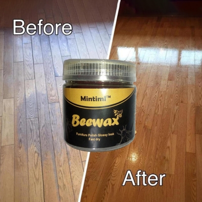 Picture of Mintiml Beewax Wood Polish Polisher Polishing Compound Wax Floor Seasoning Furtniture Wrap Care Magic Repair Traditional All-Purpose Wood