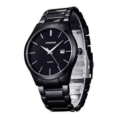 Picture of Curren 8106 - Stainless Steel Analog Watches for Men - Black