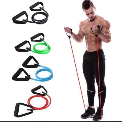 Picture of 120cm Yoga Pull Rope Elastic Resistance Bands Fitness Workout Exercise Tubes Practical Training Rubber Tensile Expander
