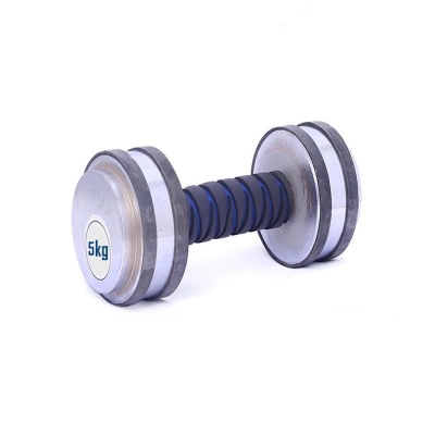 Picture of Rubber Dumbbell 5 kg - Silver