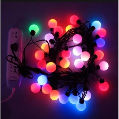 Picture of Decorative LED Fairy Light Ball Shaped - Multi-color - medium - 28 bulbsac