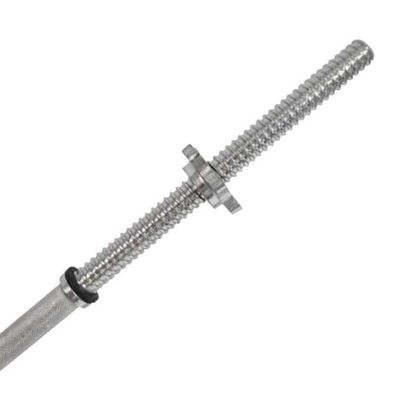 Picture of 4 Ft Standard Spinlock Barbell With Collars - Silver