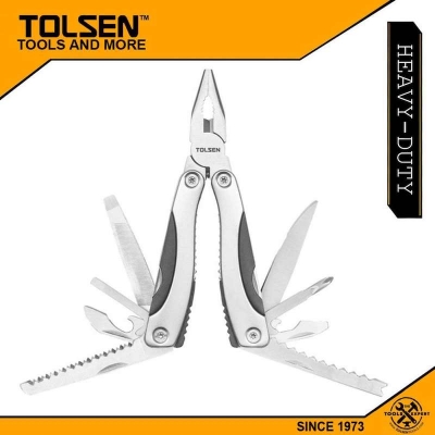 Picture of TOLSEN 14 in 1 Multipurpose Pliers with Case (102x46x23mm) 30046