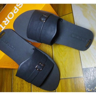 Picture of Stylish Leather Slides Sandal for men