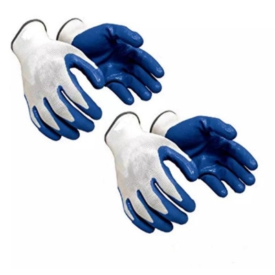 Picture of Nylon Safety Hand Gloves 12 pair pack blue