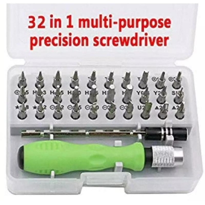 Picture of 32 in 1 Mini Screwdriver Bits Set with Magnetic Flexible Extension Rod
