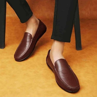 Picture of Formal Leather Loafer Premium Quality Stylish and Fashionable Hig Quality Slip On Men Driving Moccasins Loafer