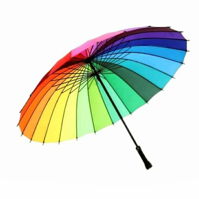 Picture of 24’’ Inch Fashionable Rainbow Umbrella-1p