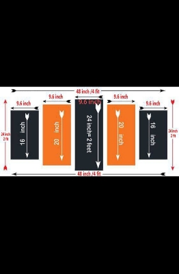 Picture of 5Pcs In 1 Set Wall Canvas Art (printing) code# 247 - Multicolor