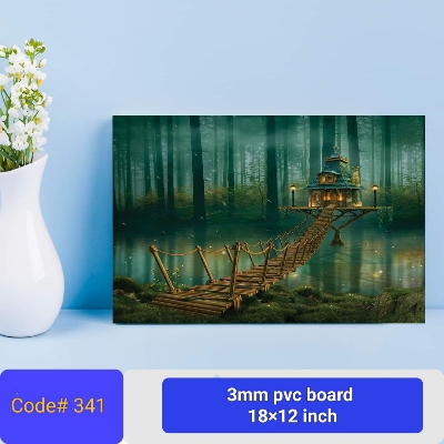 Picture of 1part Wall Canvas Art (printing) code#341 - Multicolor