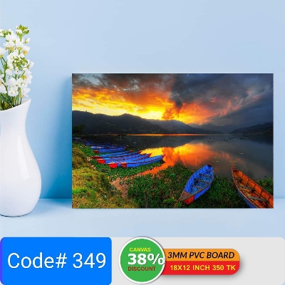 Picture of 1part Wall Canvas Art (printing) code#349 - Multicolor