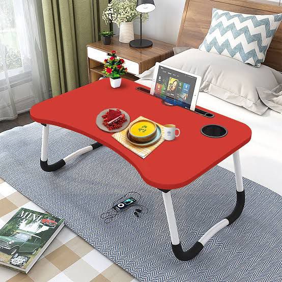 Picture of KIDS READING WRITTING TABLE LAPTOP TABLE FOR BED CHINA Portable Desk Foldable LAPTOP STAND - Multicolor