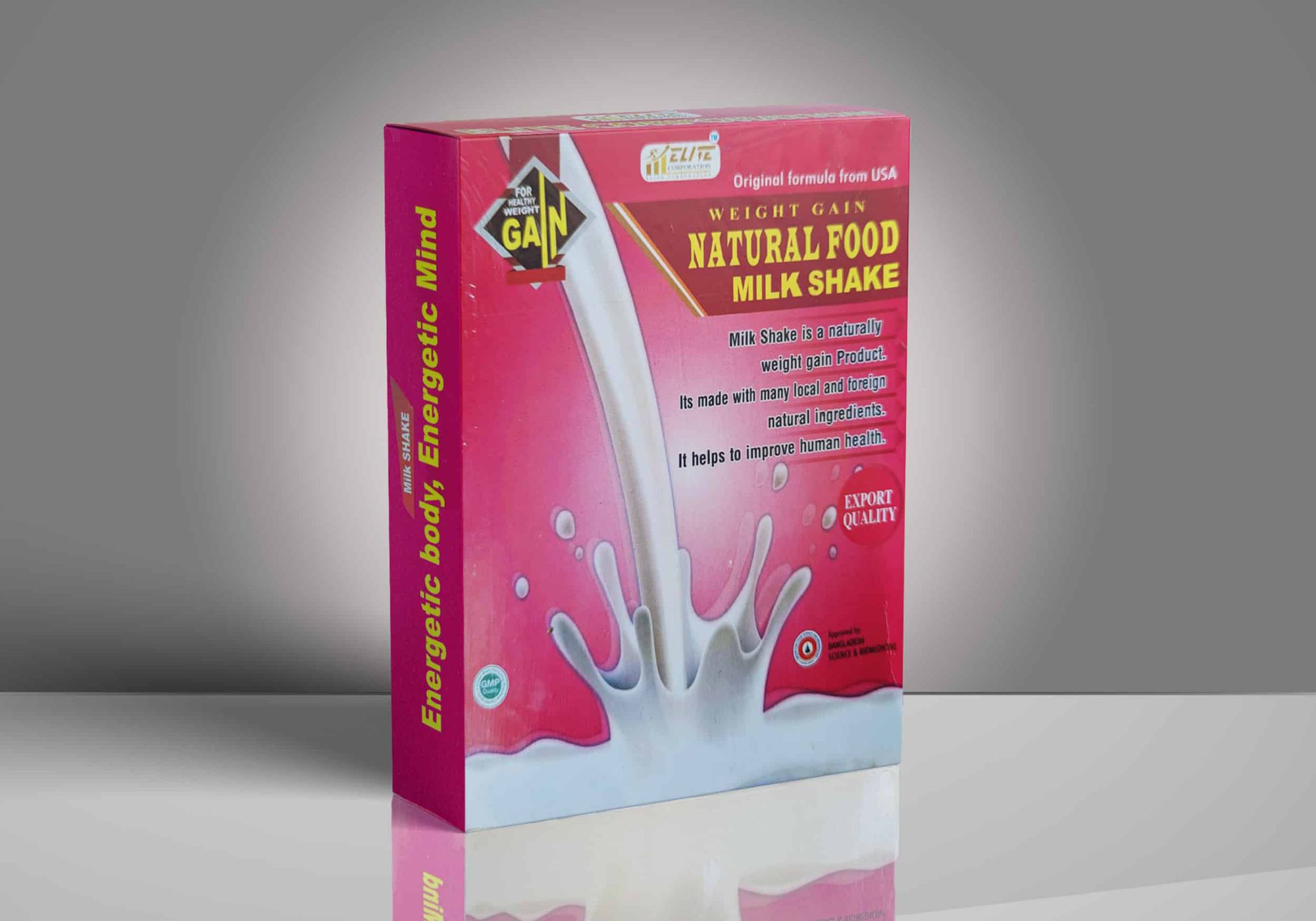 Picture of Gain Milk Shake Natural Food 100% Original