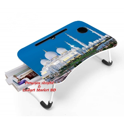 Picture of Premium Quality - Printing Foldable and Portable Multi-Favorable Laptop Table Stand-Study Table-Bed Table - Signifying - Multicolor