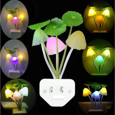Picture of Mushroom Shape Automatic Sensor LED Color Changing Light - Multicolor