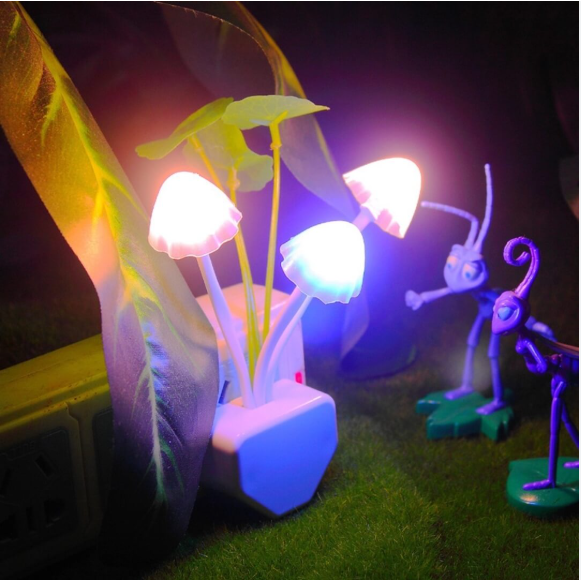Picture of Mushroom Shape Automatic Sensor LED Color Changing Light - Multicolor