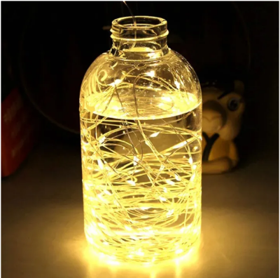 Picture of 🌟 ডেকোরেটিভ পার্টি স্ট্রিং ফেইরি লাইট - 50 পিস বাল্ব 🌟 Fairy Lights for Room Decoration | Party, Wedding, Home Decor - Multicolor