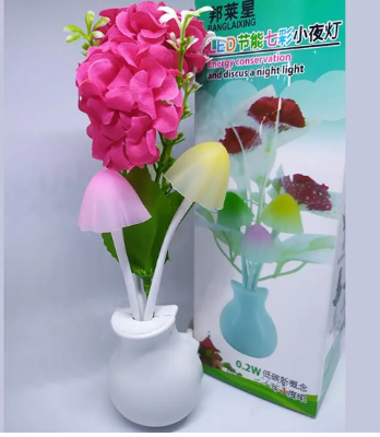 Picture of Perfect Gift: Colour Changing LED Mushroom Night Light – Dream Bed Lam - Multicolor