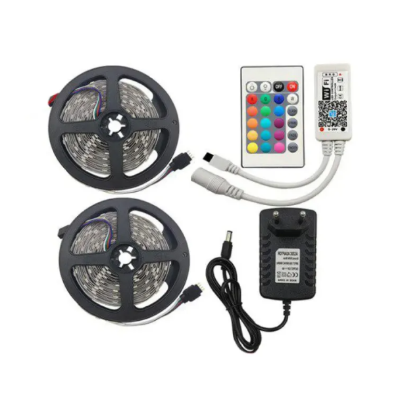 Picture of RGB 3528 3-Color LED Strip Light – 5 Meter (Strip Only, No Controller or Adapter Included) - Multicolor