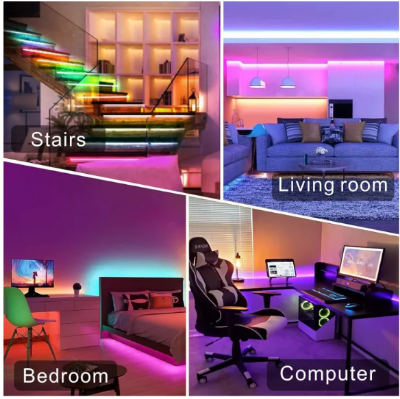 Picture of Waterproof RGB Remote Control LED Strip Light - Multicolor