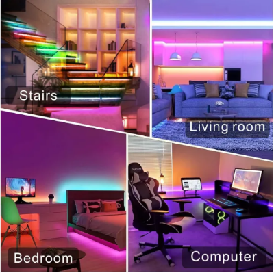 Picture of Waterproof RGB Remote Control LED Strip Light - Multicolor