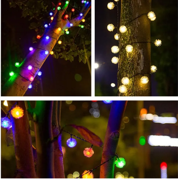 Picture of রঙিন Led বল আকৃতির স্ট্রিং ফেইরি লাইট - রুম ডেকোরেশনের জন্য পারফেক্ট - Multicolor